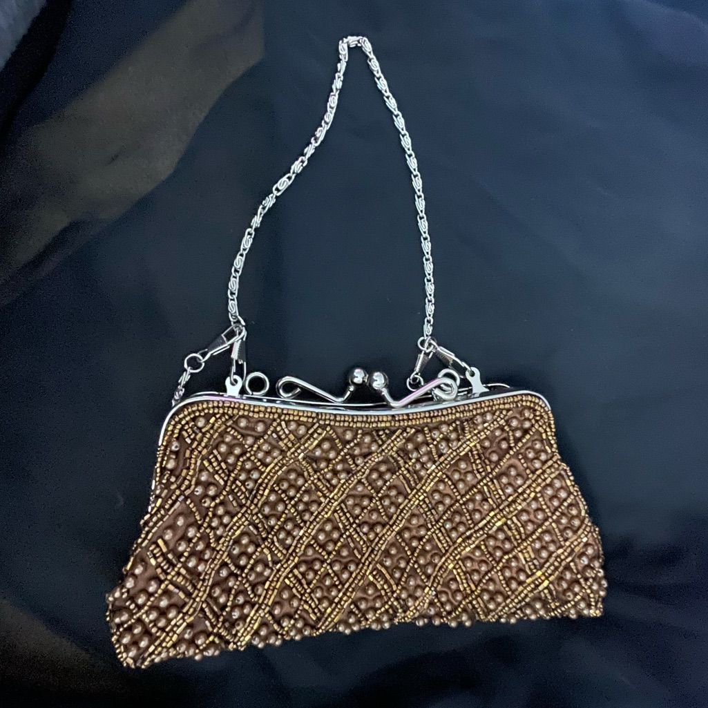 Vintage Beaded Clutch Nwot